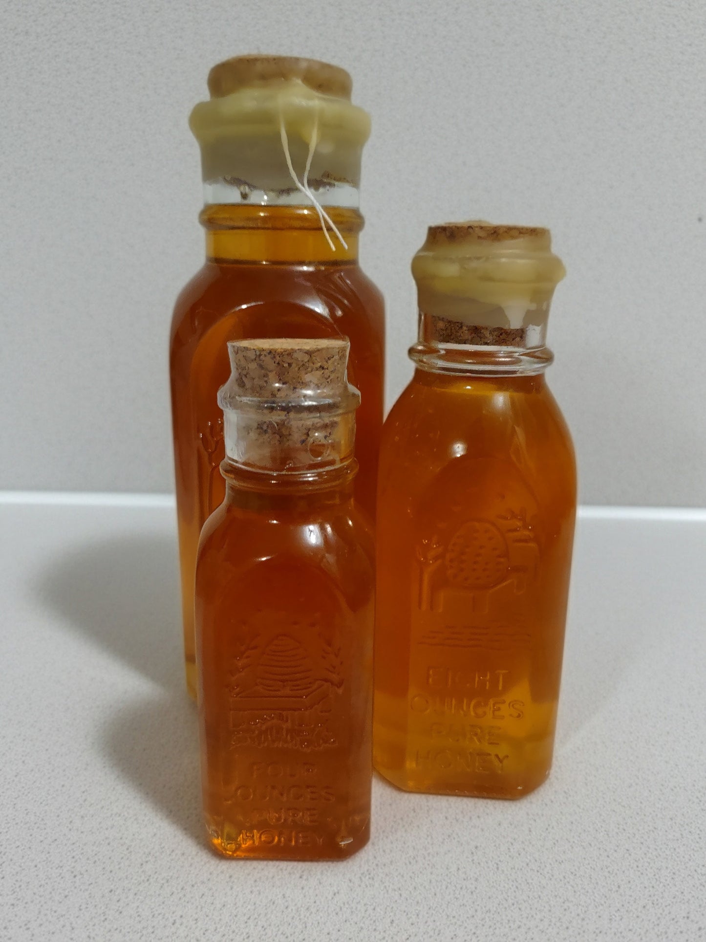 Pure Raw Unfiltered Honey, 1/2 pound Muth Jar