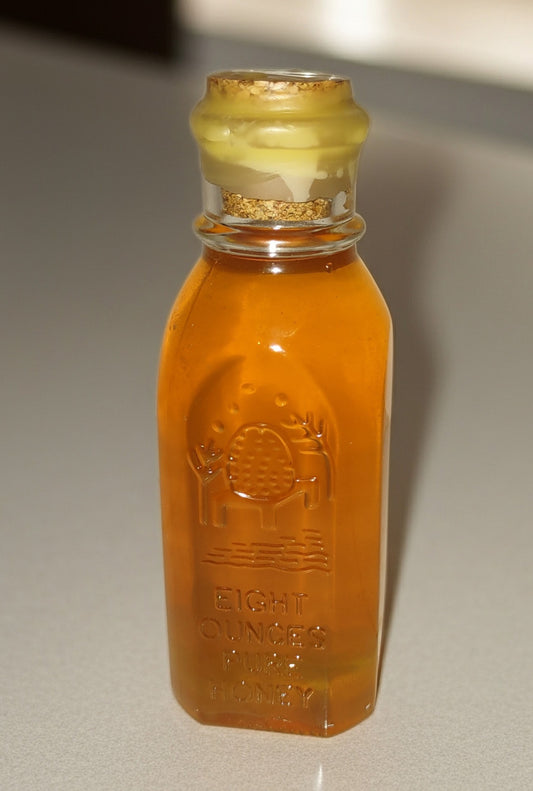 Pure Raw Unfiltered Honey,  1/2 pound Muth Jar